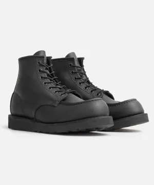 Red Wing Heritage 6-inch Classic Moc Toe Boots - Black Harness