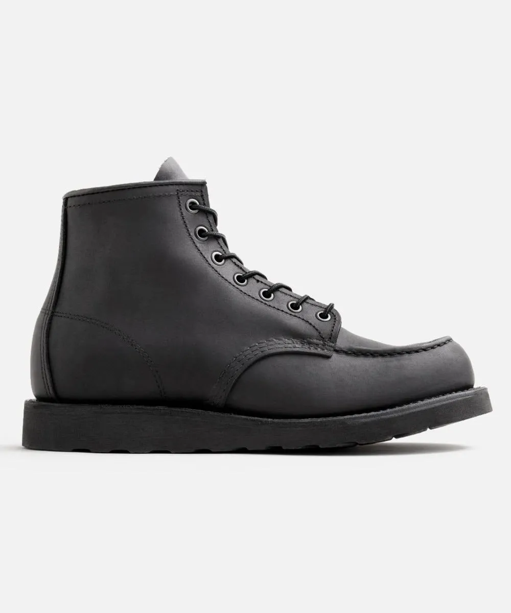 Red Wing Heritage 6-inch Classic Moc Toe Boots - Black Harness