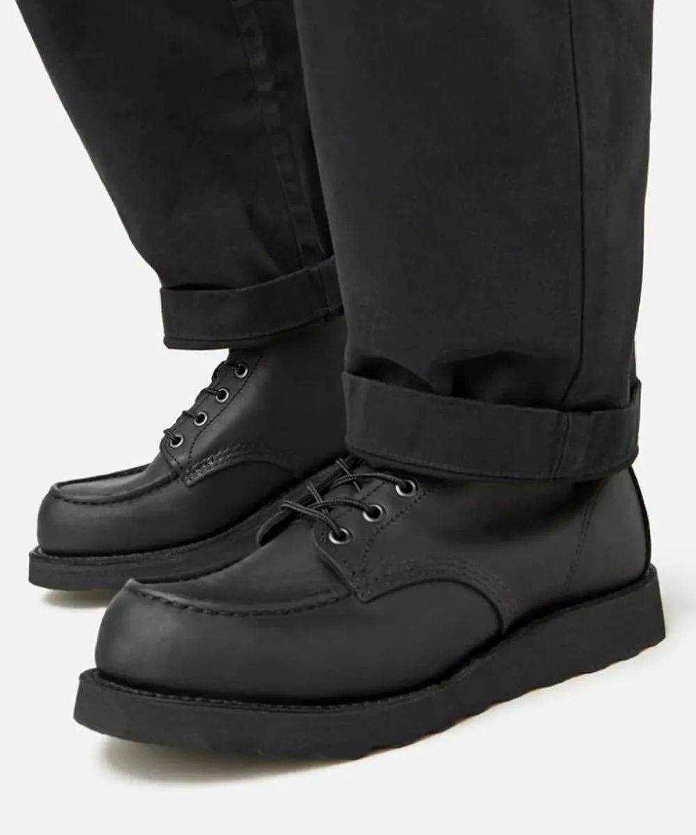 Red Wing Heritage 6-inch Classic Moc Toe Boots - Black Harness