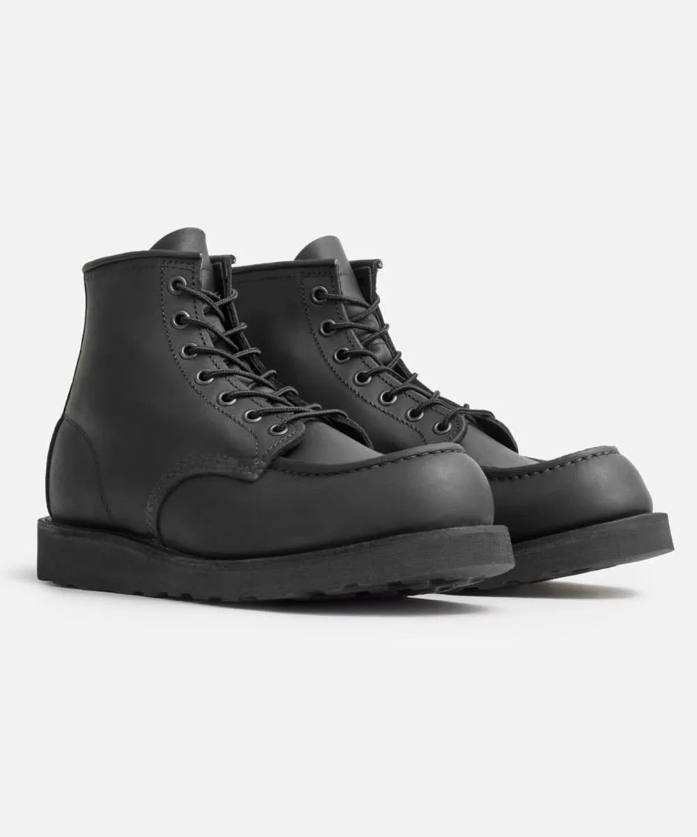 Red Wing Heritage 6-inch Classic Moc Toe Boots - Black Harness