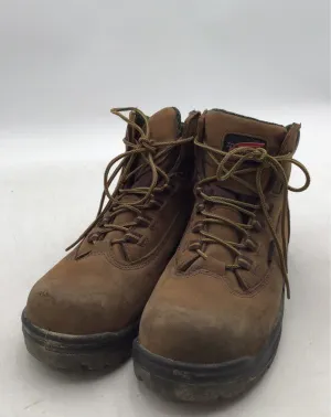 Red Wing Women's Brown Leather King Toe Work Boots - Size 9