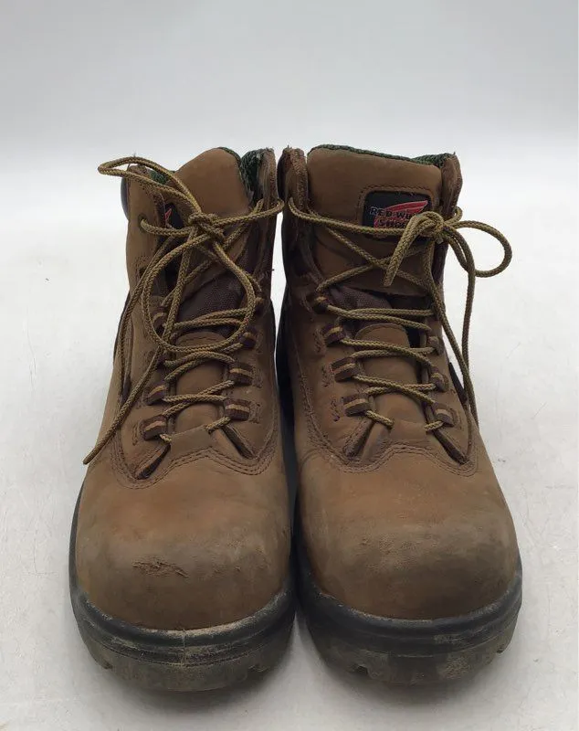 Red Wing Women's Brown Leather King Toe Work Boots - Size 9