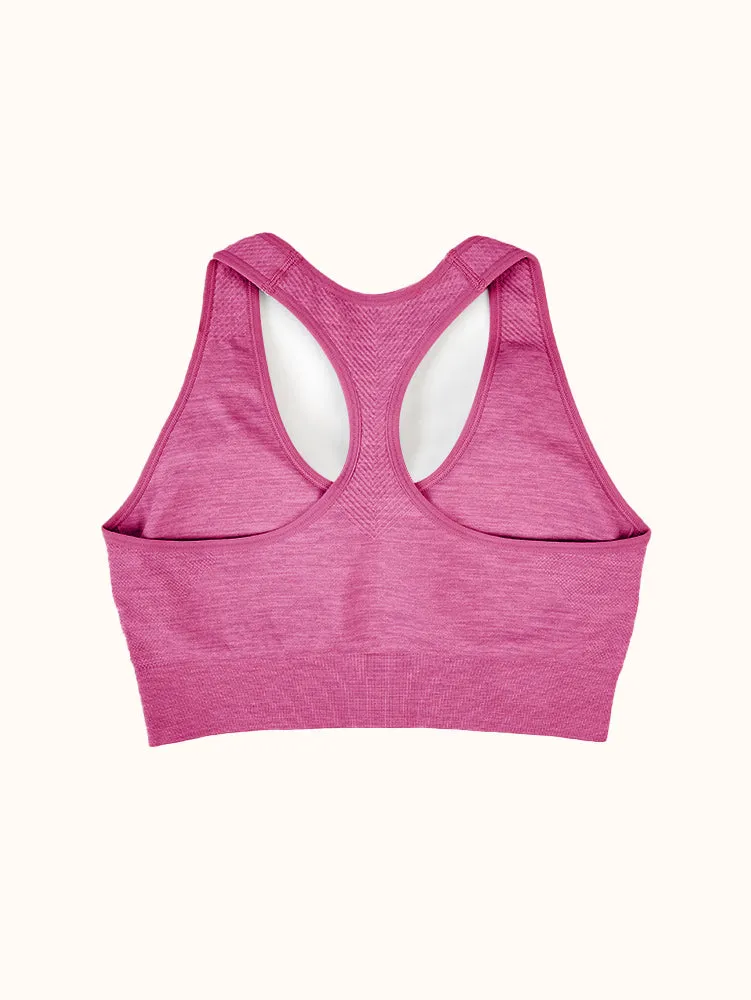 Ribbed Racerback Sports Bra