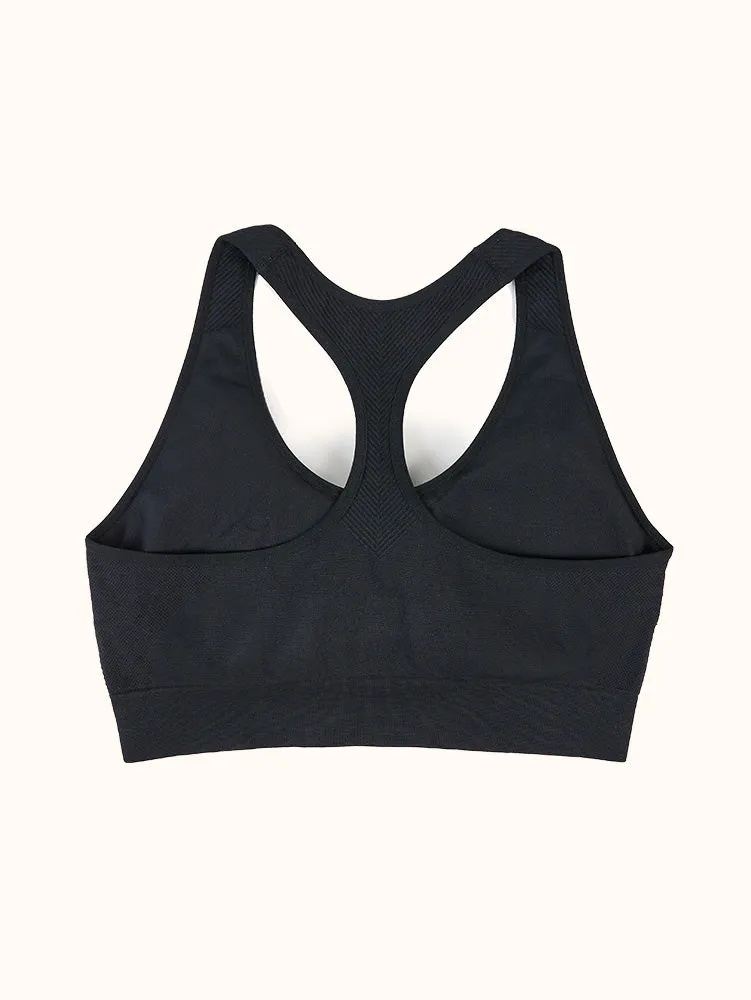 Ribbed Racerback Sports Bra