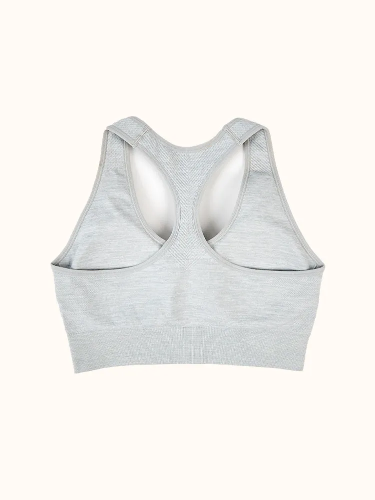Ribbed Racerback Sports Bra
