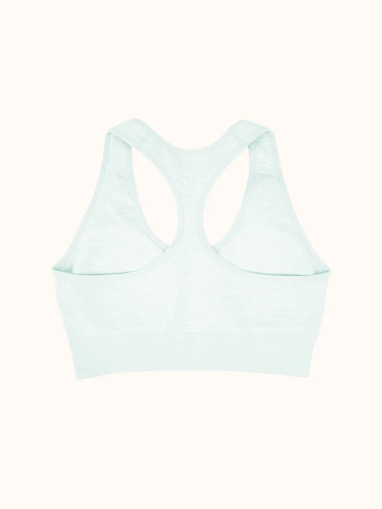 Ribbed Racerback Sports Bra