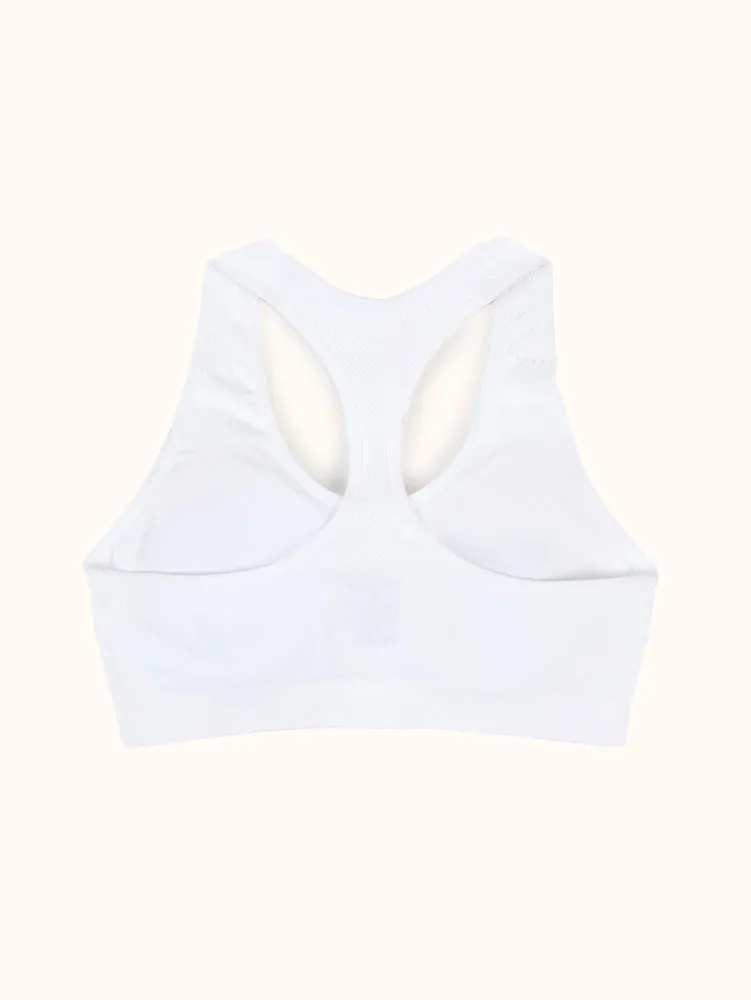 Ribbed Racerback Sports Bra