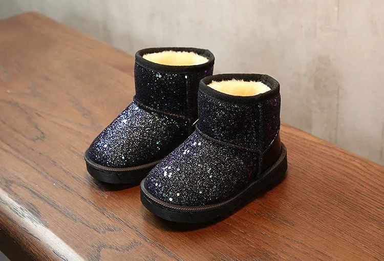 Soft Sole Snow Sequins Boots - GlamzLife