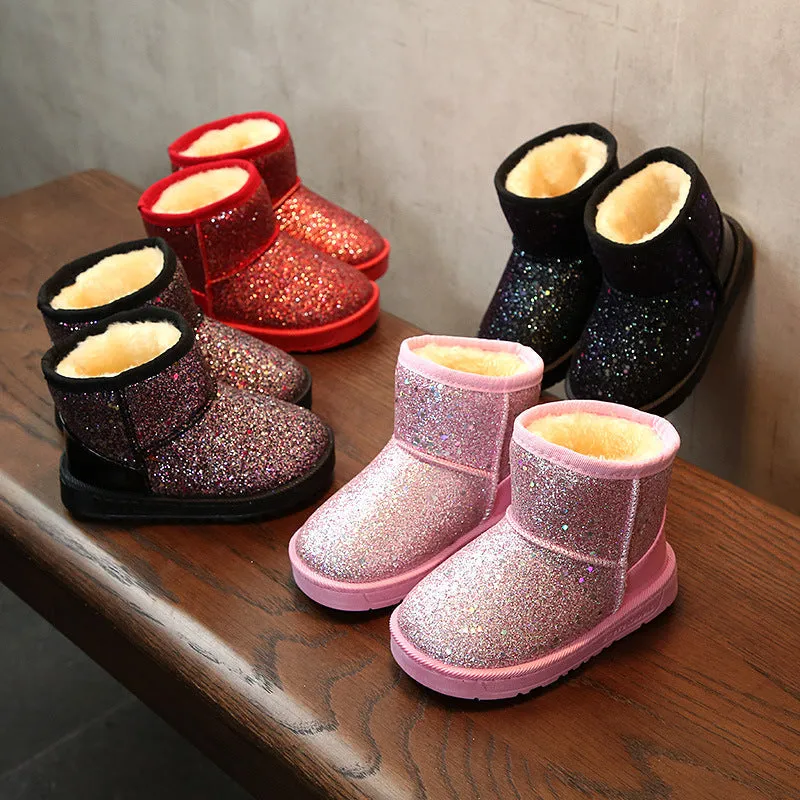 Soft Sole Snow Sequins Boots - GlamzLife
