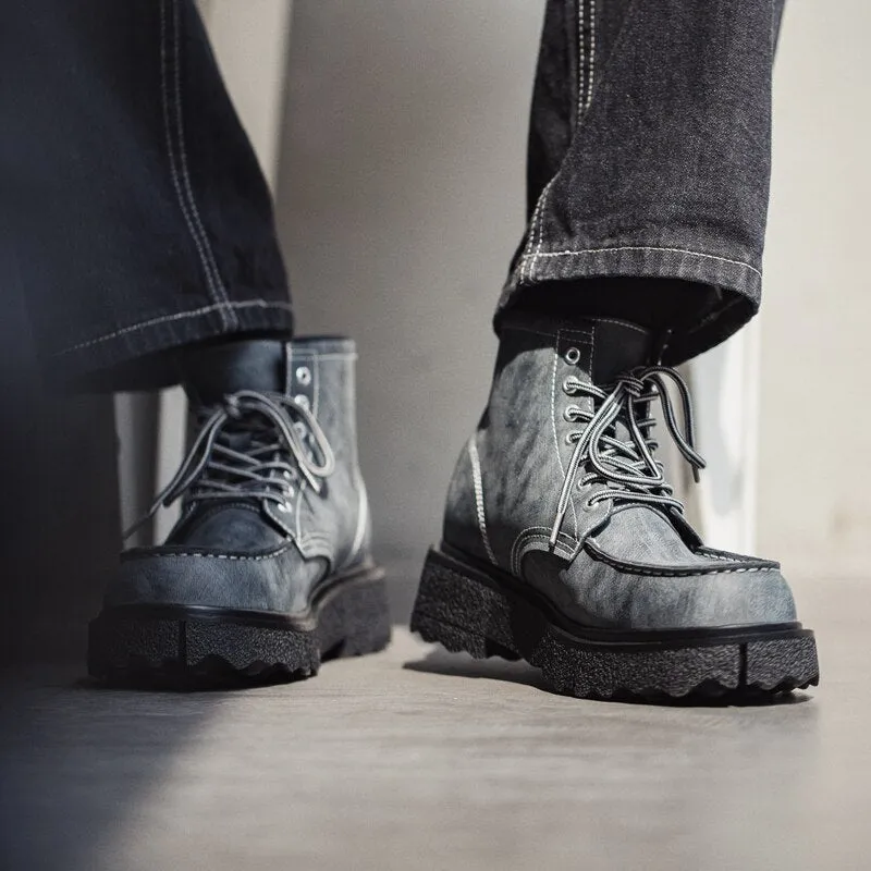 Split Leather Work Safety Boots