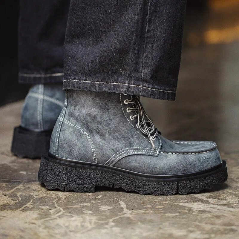 Split Leather Work Safety Boots