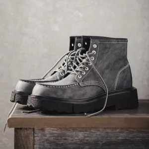 Split Leather Work Safety Boots