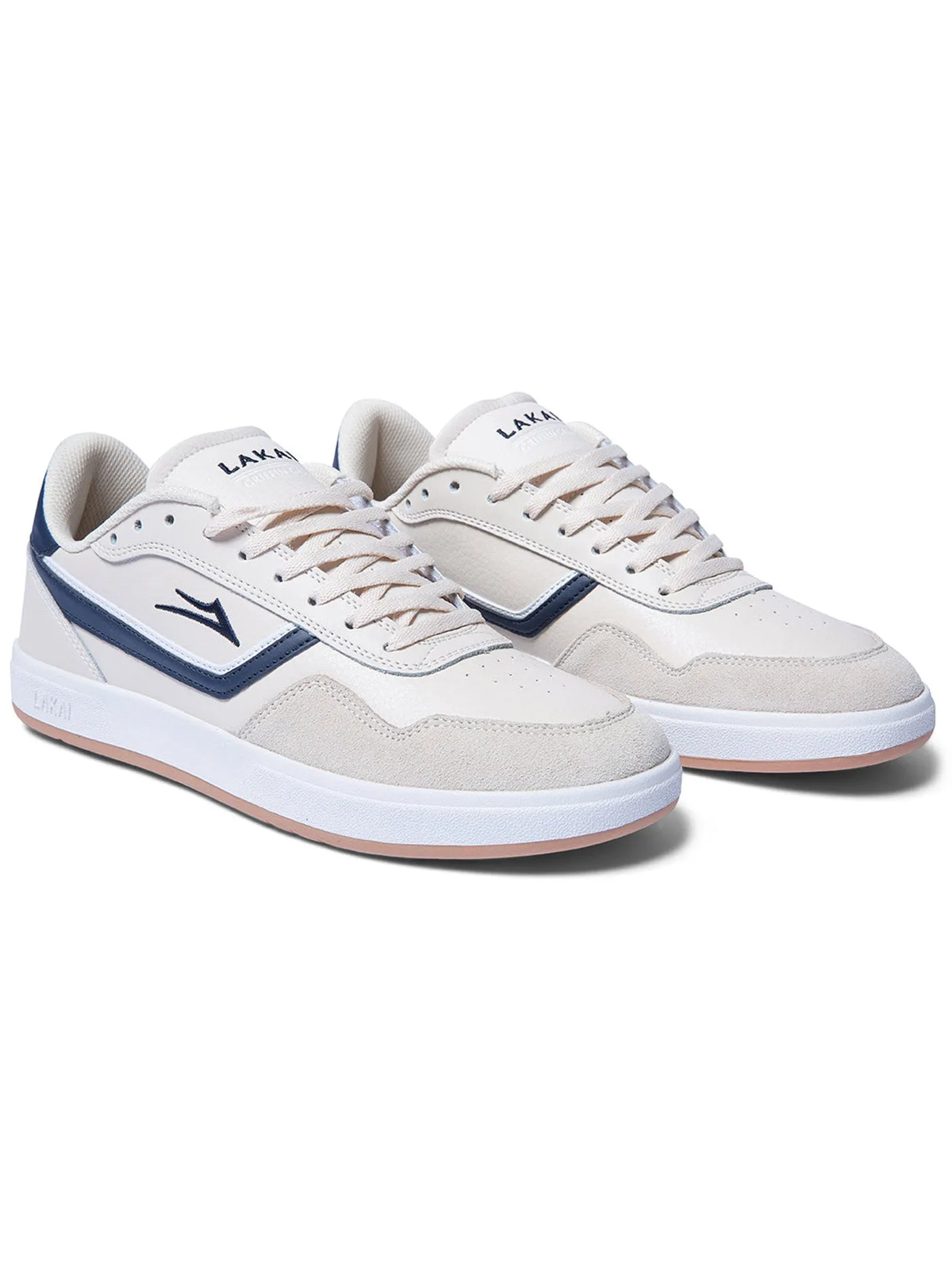 Terrace Cream/Navy Suede Shoes