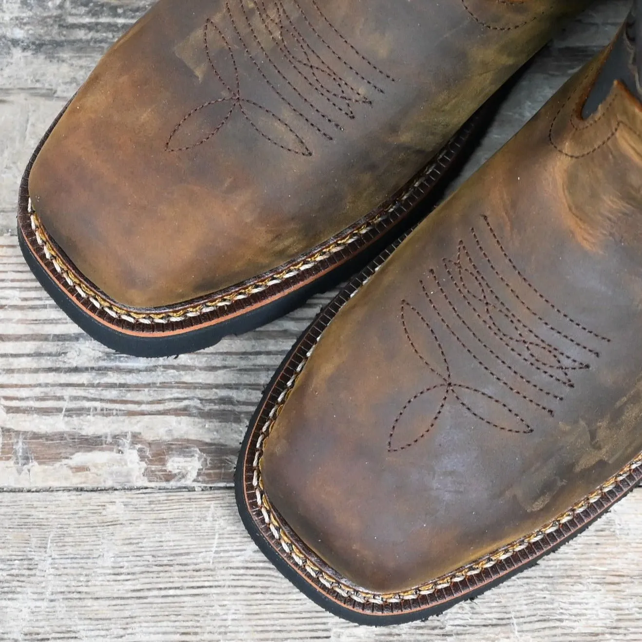 Thorogood Men's 11" Pull-On Square Toe in American Heritage Safety Toe