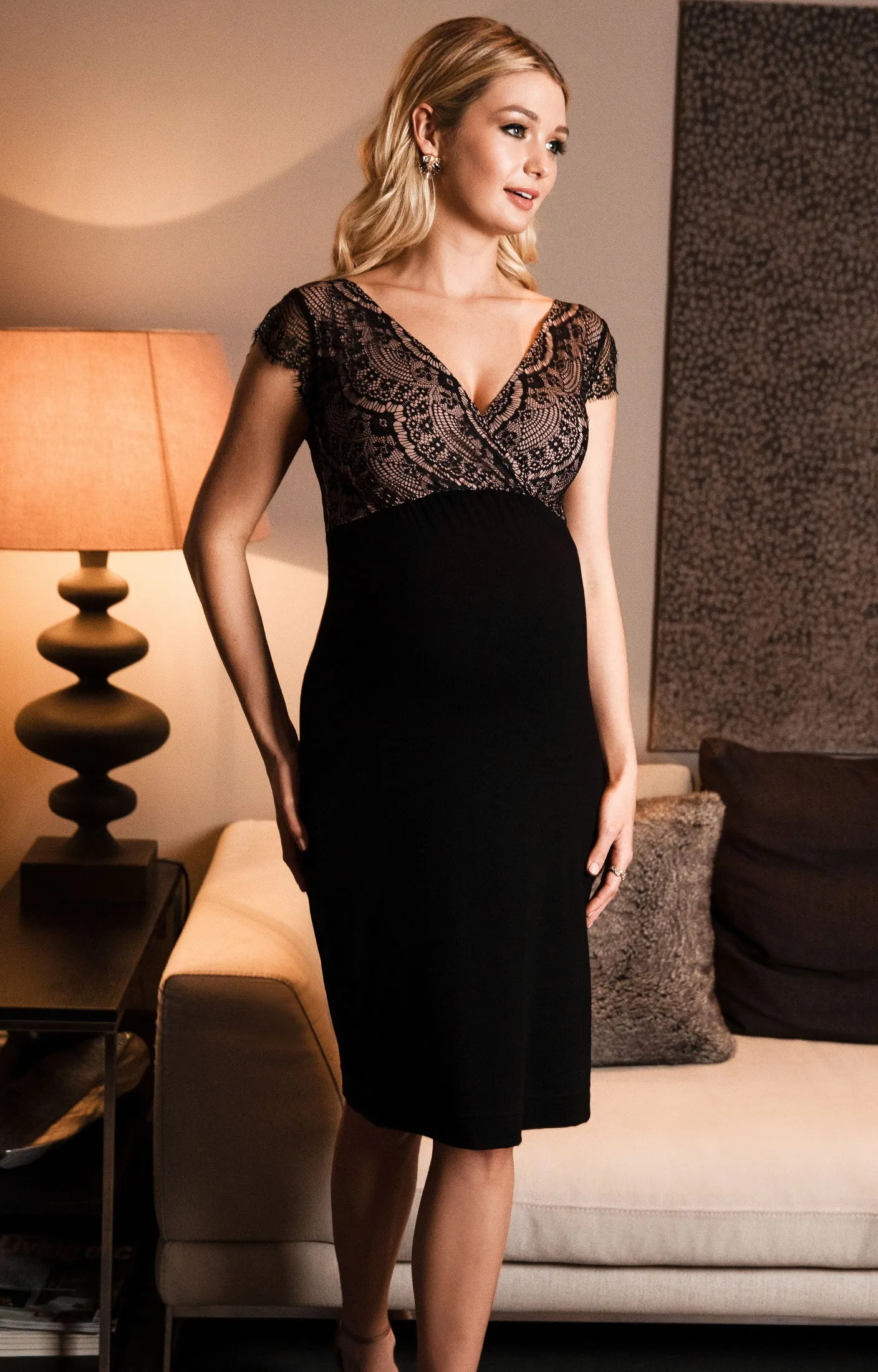 Tiffany Rose Maternity & Nursing Dress Rosa