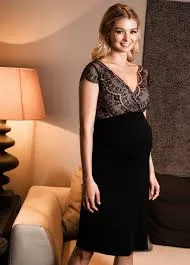 Tiffany Rose Maternity & Nursing Dress Rosa