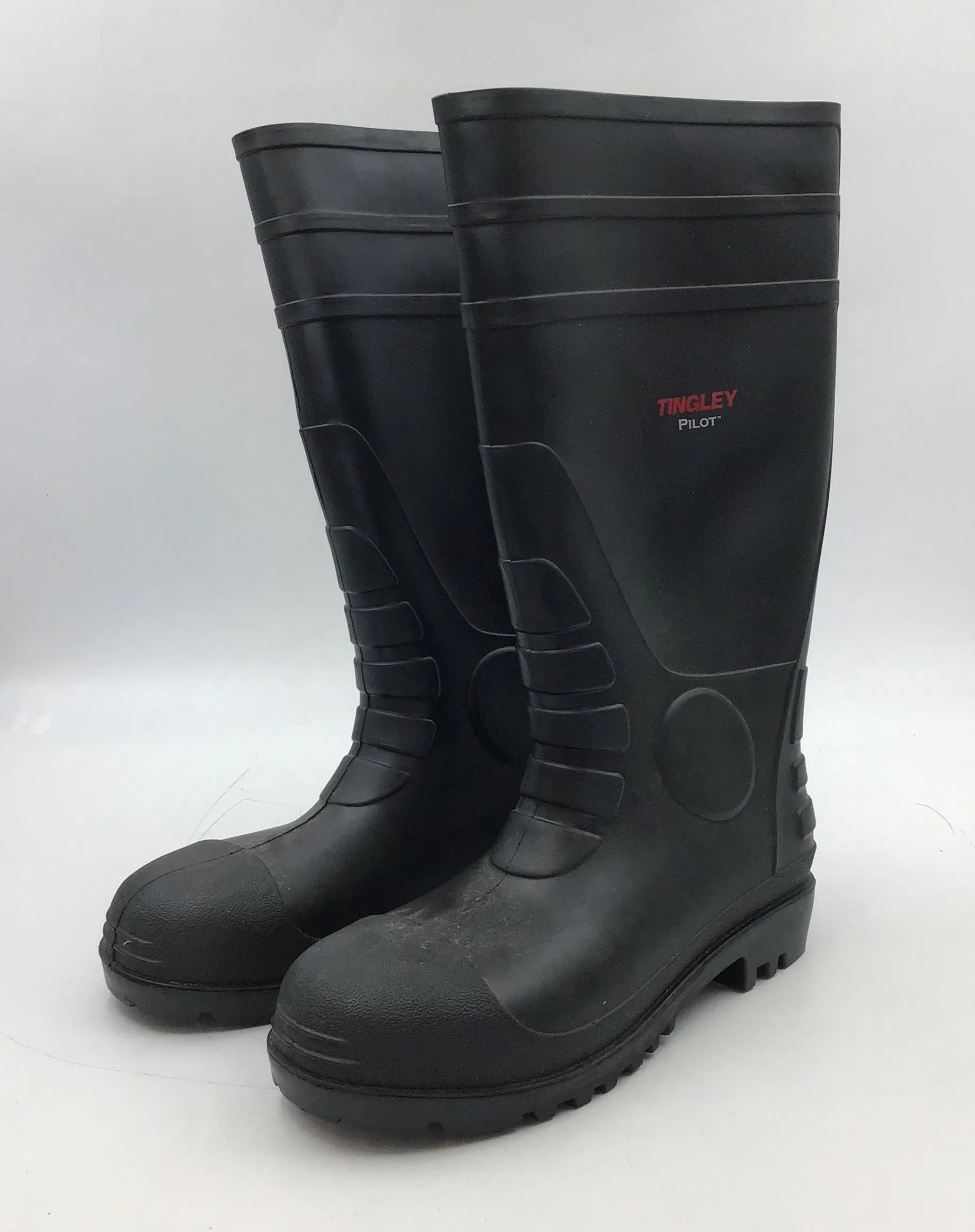 Tingley Pilot Men's Black Pull On Work Boots - Size 10