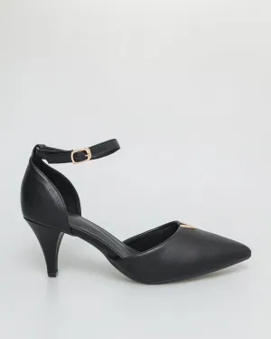 Tomaz NN272 Ladies Pointed Toe Ankle Strap Heels
