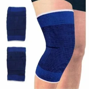 Useful Elastic Knee Support Band blue - pair