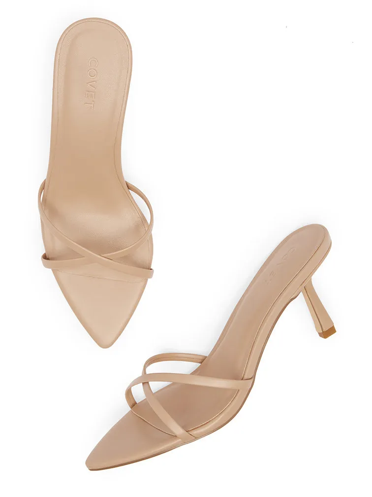 VICTORIA Nude Heels