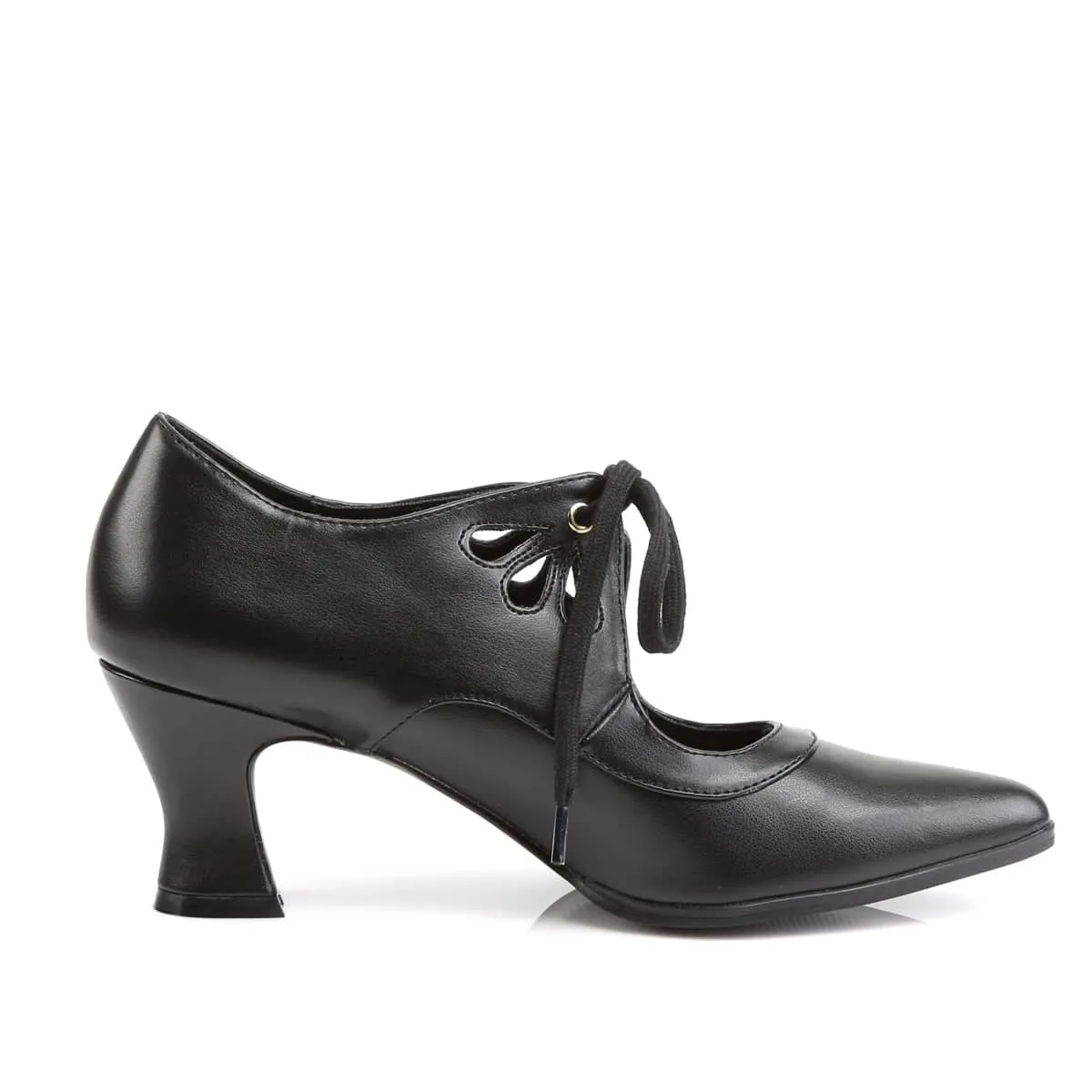 VICTORIAN-03 Black Pumps Heel