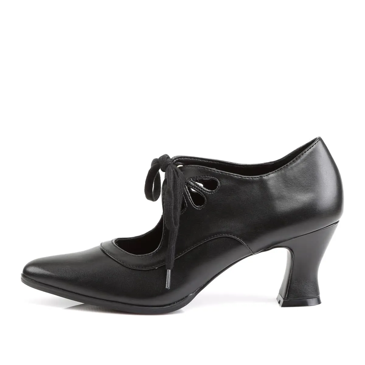 VICTORIAN-03 Black Pumps Heel