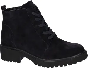 Waldlaufer 716807 195 194 H-Luise Navy Womens Wide Fitting Ankle Boots
